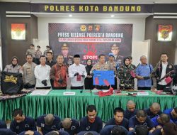 Polresta Bandung Amankan Ratusan Preman dalam Operasi Pekat Lodaya 2025