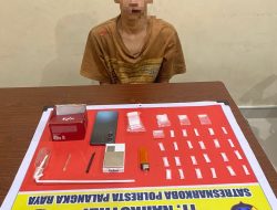 Satresnarkoba Polresta Palangka Raya Ungkap Peredaran Sabu 15,06 Gram di Petuk Katimpun