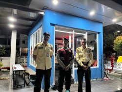 Perkuat Pengamanan Objek Vital, Samapta Polresta Palangka Raya Sambangi Kantor PLN