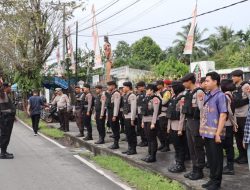 Polresta Palangka Raya Gelar Apel Kesiapan Pengamanan Aksi Damai Kesatuan Masyarakat Hukum Adat Dayak Kalteng