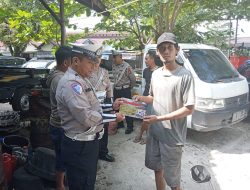 Sambangi Bengkel, Satlantas Polresta Palangka Raya Edukasikan Larangan Knalpot Brong