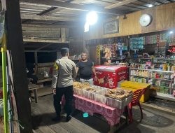 Piket Polsek Lamandau Silaturahmi Ke Pedagang