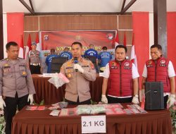 Polres Lamandau Gelar Press Release Pengungkapan Kasus Narkotika