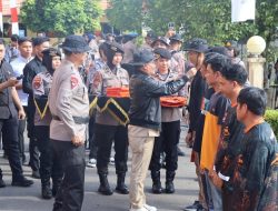 Kapolresta Palangka Raya Hadiri Apel Akbar Personel dan Sarpras Penanggulangan Karhutla di Mapolda Kalteng