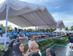 Polresta Palangka Raya Amankan Kegiatan Fun Walk Bank Kalteng di Bundaran Besar