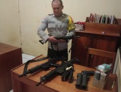 Anggota Polsek Sabangau Gelar Pemeriksaan Rutin Alat Inventaris Kesatuan