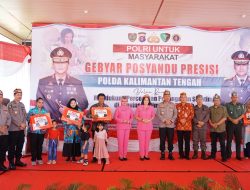Polri Untuk Masyarakat, Polda Kalteng Inisiasi Gebyar Posyandu Presisi Dukung Percepatan Penanganan Stunting