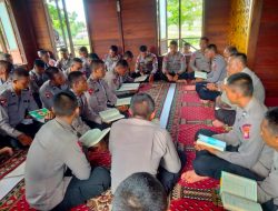 Satbrimob Polda Kalteng Gelar Binrohtal Rutin, Perkuat Karakter Spiritual dan Moral Personel
