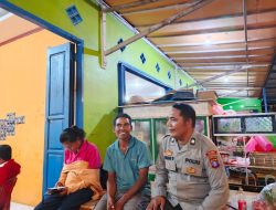 Personil Polsek Sematu Jaya laksanakan Patroli dan Sambang ke Masyarakat