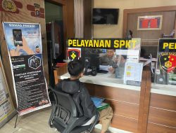 SPKT Polres Katingan Berikan Pelayanan Pembuatan Surat Keterangan Tanda Lapor