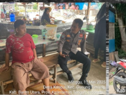 Masyarakat Apresiasi Giat Minggu Kasih Polsek Gunung Timang di Desa Kandui