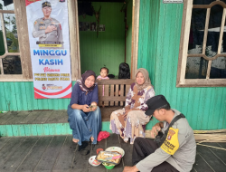 Polsek Gunung Purei Gelar Minggu Kasih, Wujud Kepedulian dan Kebersamaan dengan Warga