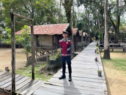Objek Wisata di Kum-Kum Disambangi Anggota Samapta Polresta Palangka Raya