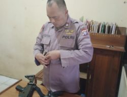 Pastikan Kesiapsiagaan, Polsek Sabangau Lakukan Pengecekan Alat Dinas Penjagaan