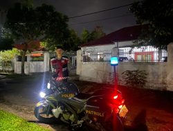 Pada Rute Ini, Satsamapta Polresta Palangka Raya kembali Laksanakan Patroli