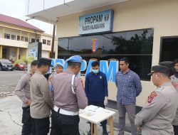 Satresnarkoba Polresta Palangka Raya Lakukan Tes Urine Mendadak untuk Personel Pasca Penghadapan