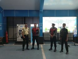 Ke Kantor PLN, Satsamapta Polresta Palangka Raya Tinjau Situasi Kamtibmas