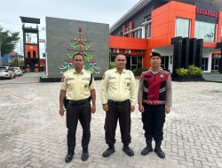 Sambangi Kantor Basarnas, Satsamapta Polresta Palangka Raya Koordinasikan Kesiapsiagaan Hadapi Bencana
