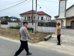 Patroli Dialogis, Polsek Tewang Sangalang Garing dan Pulau Malan Sampaikan Imbauan Kepada Warga.