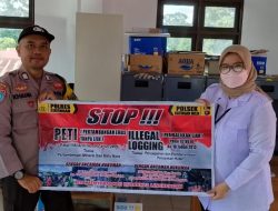 *SAMBANGI WARGA, PERSONIL POLSEK KATINGAN HILIR SOSIALISASI LARANGAN PENAMBANGAN ILEGAL* 