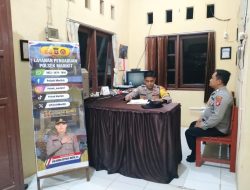 KA SPKT dan Anggota Polsek Marikit Standby diMarkas Komando (Mako) Polsek Marikit, Polres Katingan.