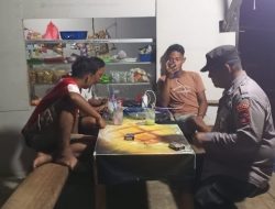 Personel Polsek lamandau melaksanakan Sambangi masyarakat