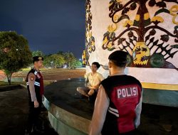 Satuan Samapta Patroli di Malam Hari Antisipasi Gangguan Kamtibmas.