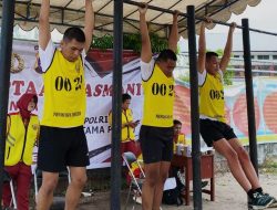 125 Peserta Seleksi Bintara Polri 2025 Ikuti Tes Kesamaptaan Jasmani di Polda Kalteng