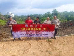 Melalui Satuan Binmas Sosialisasikan Larangan Pembakaran Hutan dan Lahan (Karhutla) Dalam Ops Bina Karuna Telabang 2025