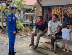 Sambang Warga Desa Binaan, Ditpolairud Sampaikan Imbau Warga Agar Menjaga Kondusifitas
