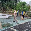 Sambut Hari Bhayangkara, Polres Barito Utara Gelar Bakti Sosial Kurvei di Taman Makam Pahlawan Muara Teweh