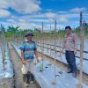 Ke Lahan Tumpang Sari Warga, Polsek Rakumpit Sampaikan Program Ketahanan Pangan
