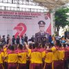 Peringati Hari Bhayangkara ke-79, Polresta Palangka Raya Terjunkan Puluhan Personel Ikuti Jalan Sehat di Polda Kalteng