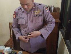 Pastikan Kondisi, SPKT Polsek Sabangau Lakukan Pengecekan Inventaris Dinas
