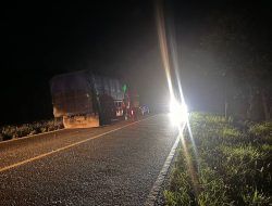 Polsek Katingan Hulu Gelar Patroli malam di Wilayah Kec.Katingan Hulu, Kab. Katingan.