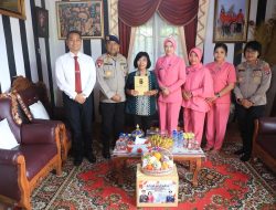 Sambut Hari Bhayangkara ke-79, Dansatbrimob bersama Dirreskrimum Polda Kalteng Jalin Silaturahmi dengan Purnawirawan Polri