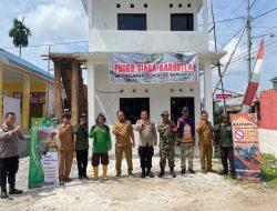 Cegah Karhutla, Satgas Operasi Bina Karuna Telabang 2025 Cek Peralatan kebakaran Dan Sosialisasi Maklumat Kapolda Kalteng di Kelurahan Kereng Bangkirai