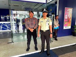 Satpamobvit Polresta Palangka Raya Tugaskan 8 Personel Pengamanan di Bank