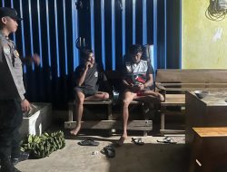 Polsek Lamandau Sambang Masyrakat yang Sedang Bersantai