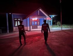 Satuan Samapta Patroli di Malam Hari Antisipasi Gangguan Kamtibmas