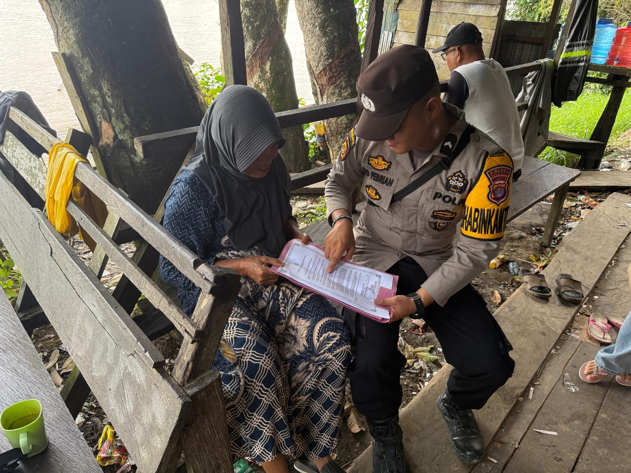 Polsek Montallat Sosialisasikan Maklumat Kapolri kepada Masyarakat