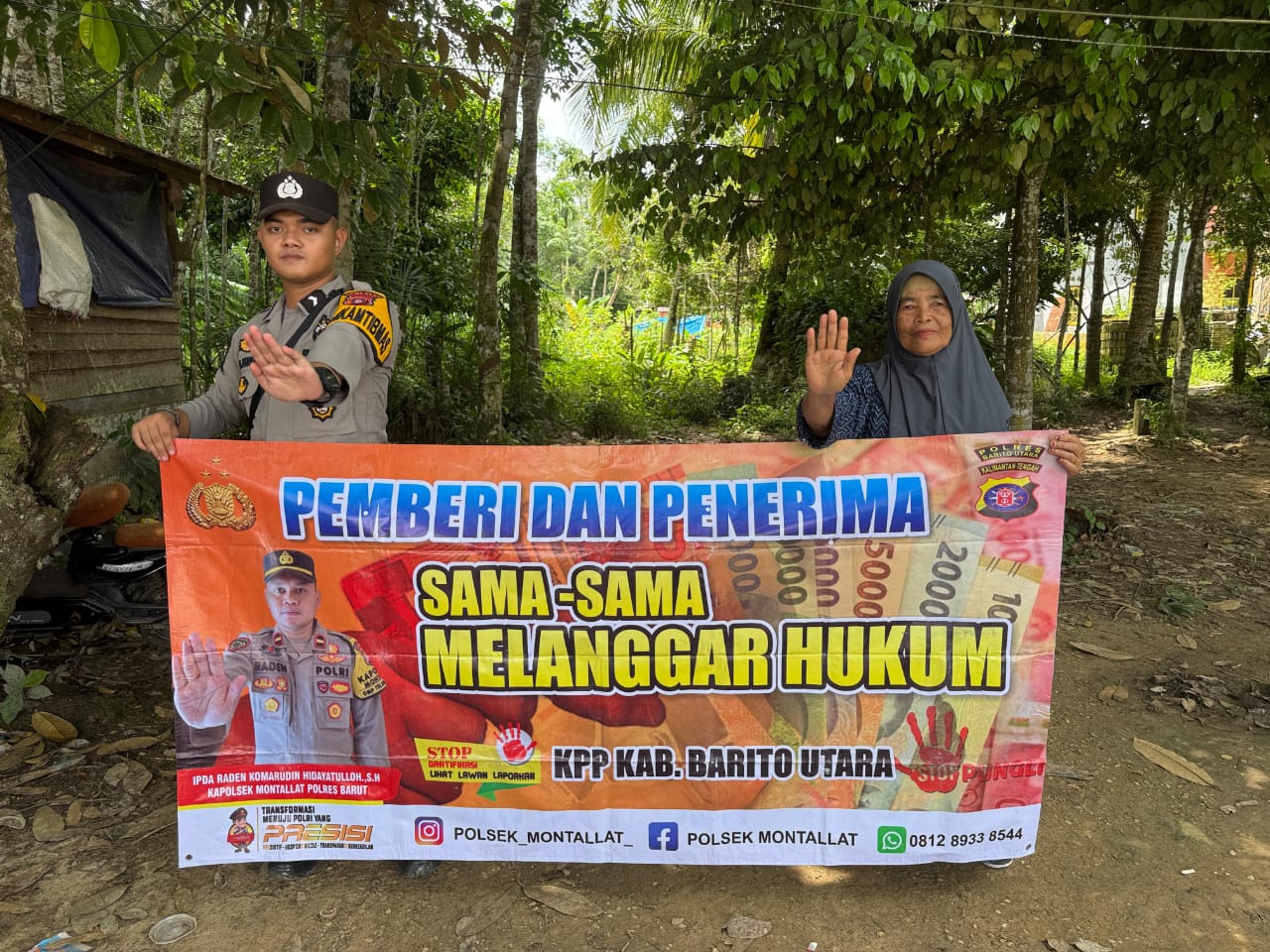 *Polsek Montallat Putus Tindak Pelanggaran Pungli, Polsek Montallat Himbau Stop Pungli ke Warga