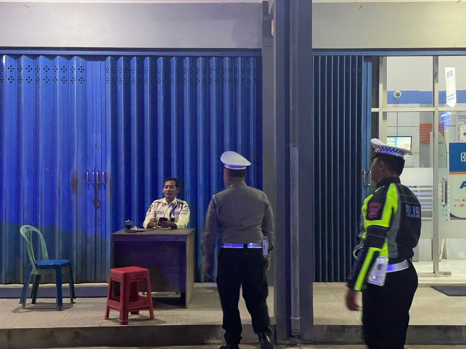 Sat Lantas Polres Lamandau Gelar Patroli Malam di Objek Vital Demi Ciptakan Kamtibmas Kondusif