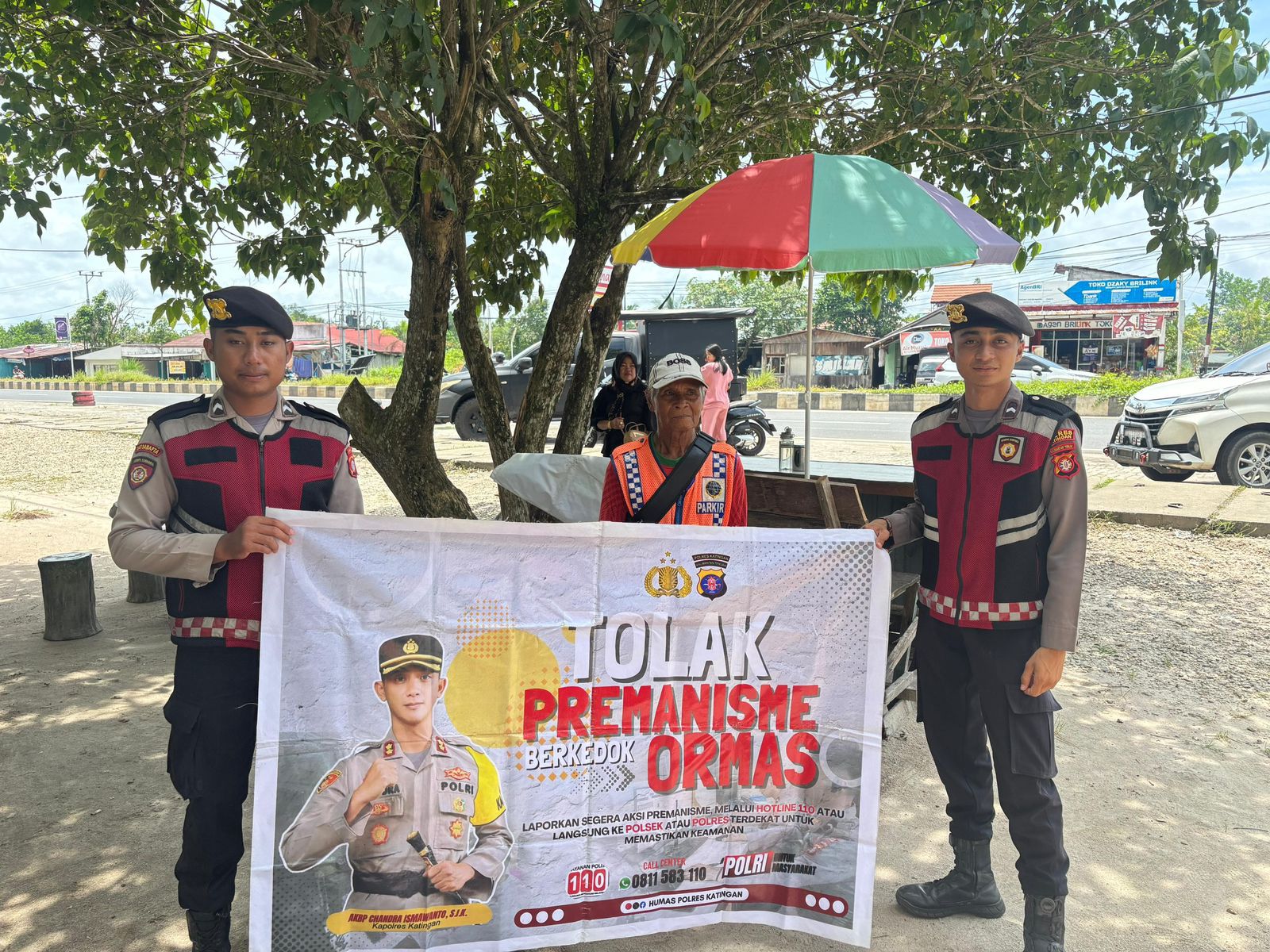 Patroli Sekaligus Sosialisasi Penolakan Premanisme Berkedok Ormas