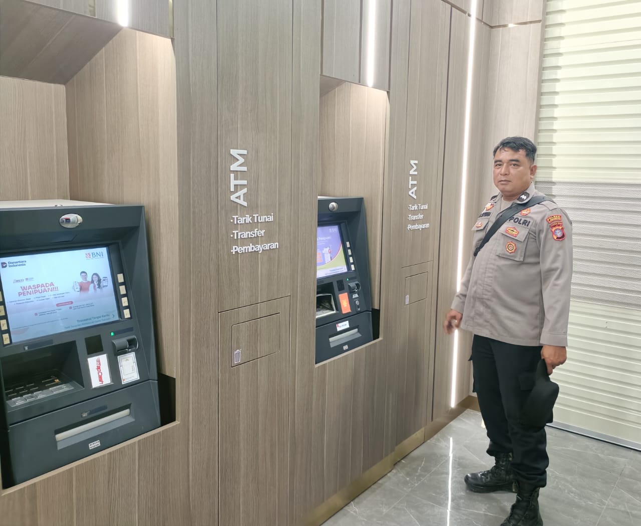 Piket Malam Polsek Bulik Patroli ke Perbankan (ATM) diwilkum Polsek Bulik