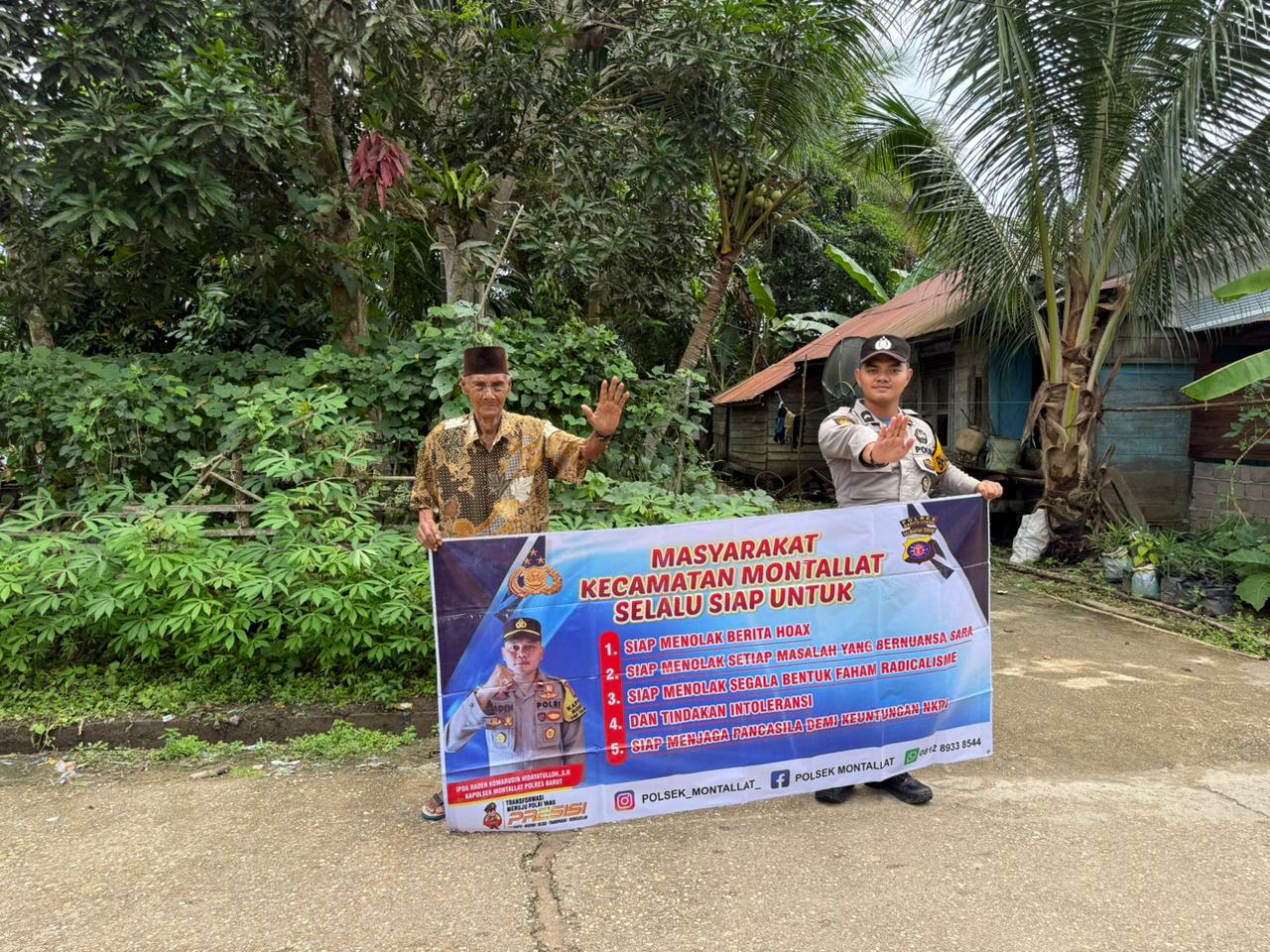 Polsek Montallat Gelar Sosialisasi Bahaya Hoax untuk Meningkatkan Literasi Informasi Masyarakat