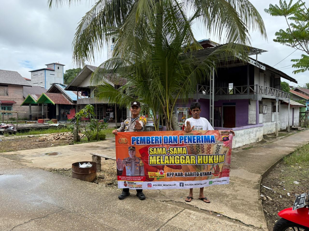 *Polsek Montallat Putus Tindak Pelanggaran Pungli, Polsek Montallat Himbau Stop Pungli ke Warga