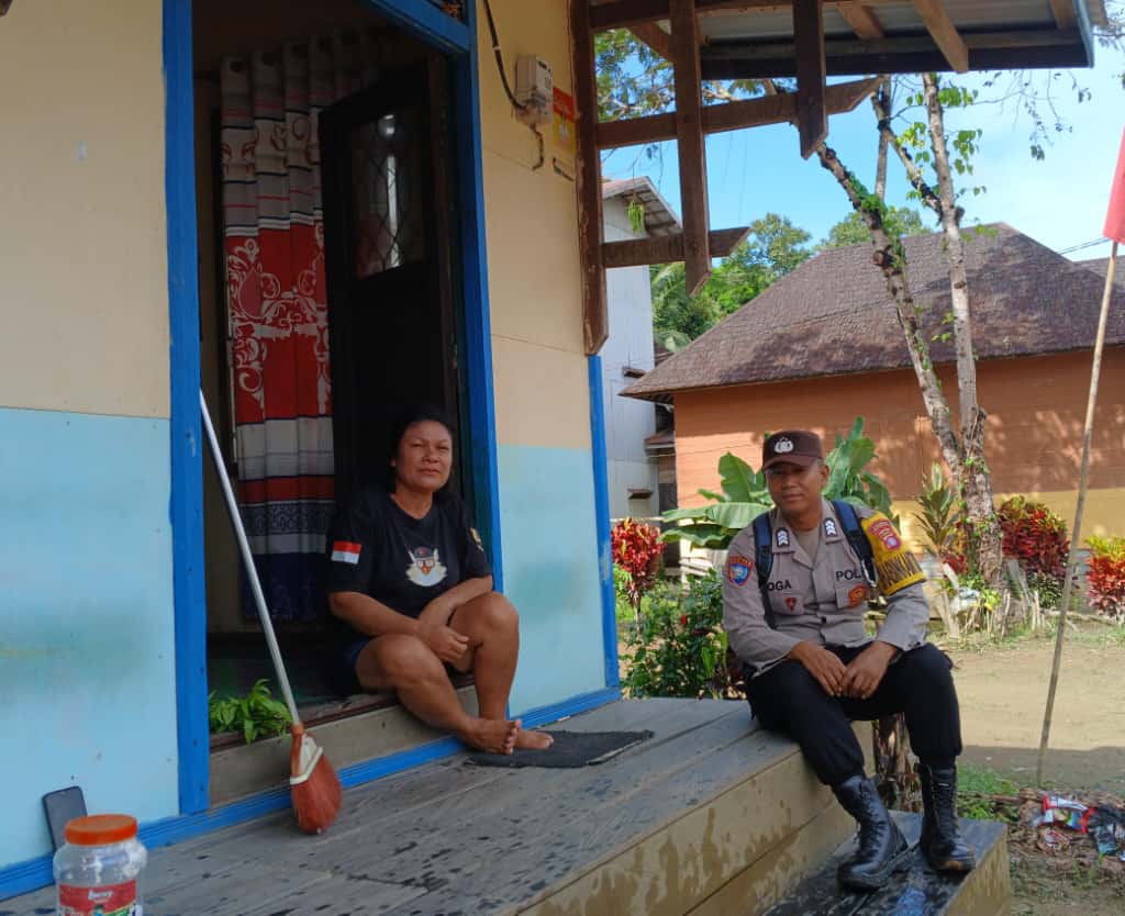 Lewat Sambang Bhabinkamtibmas Ajak Warga Wujudkan Kamtibmas Kondusif