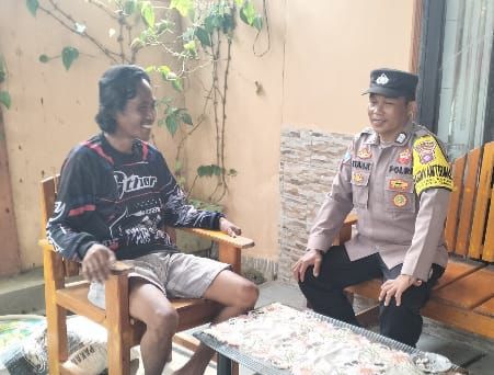 Polsek Katingan Tengah Sambang Kamtibmas