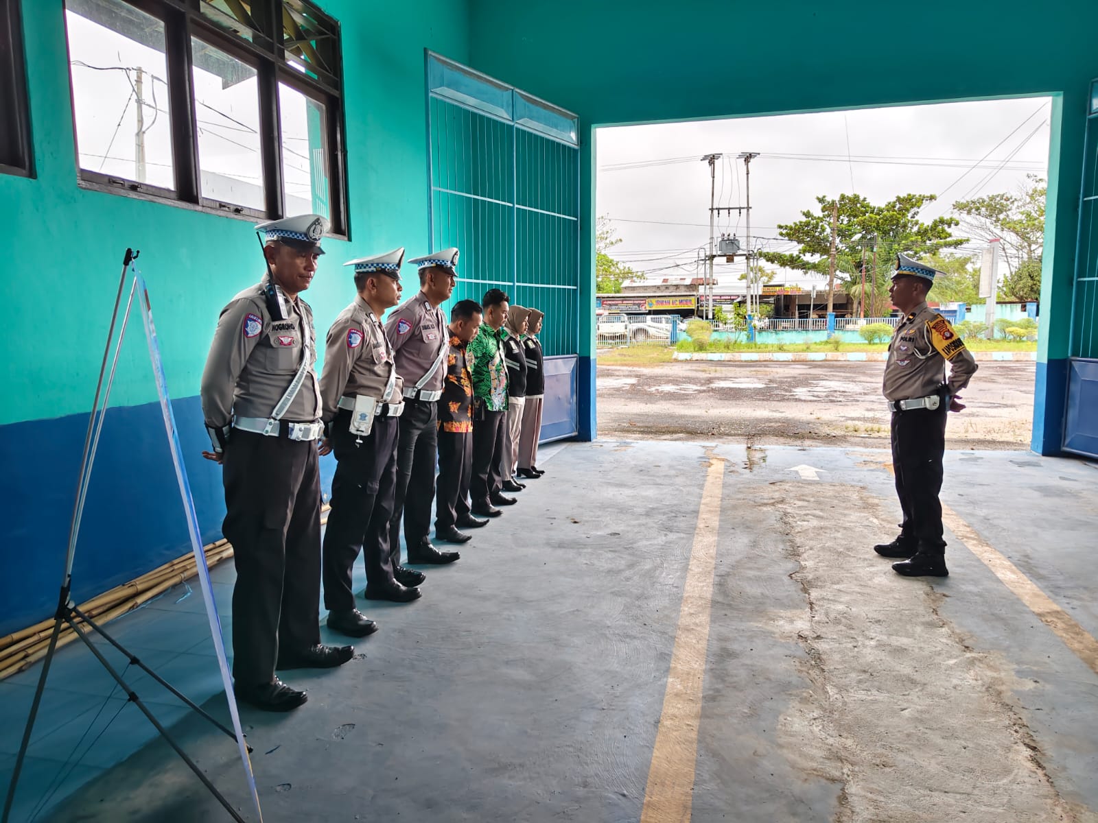 Satlantas Polres Katingan dan Dishub Gelar Ramp Check dalam Rangka Ops Zebra Telabang 2025